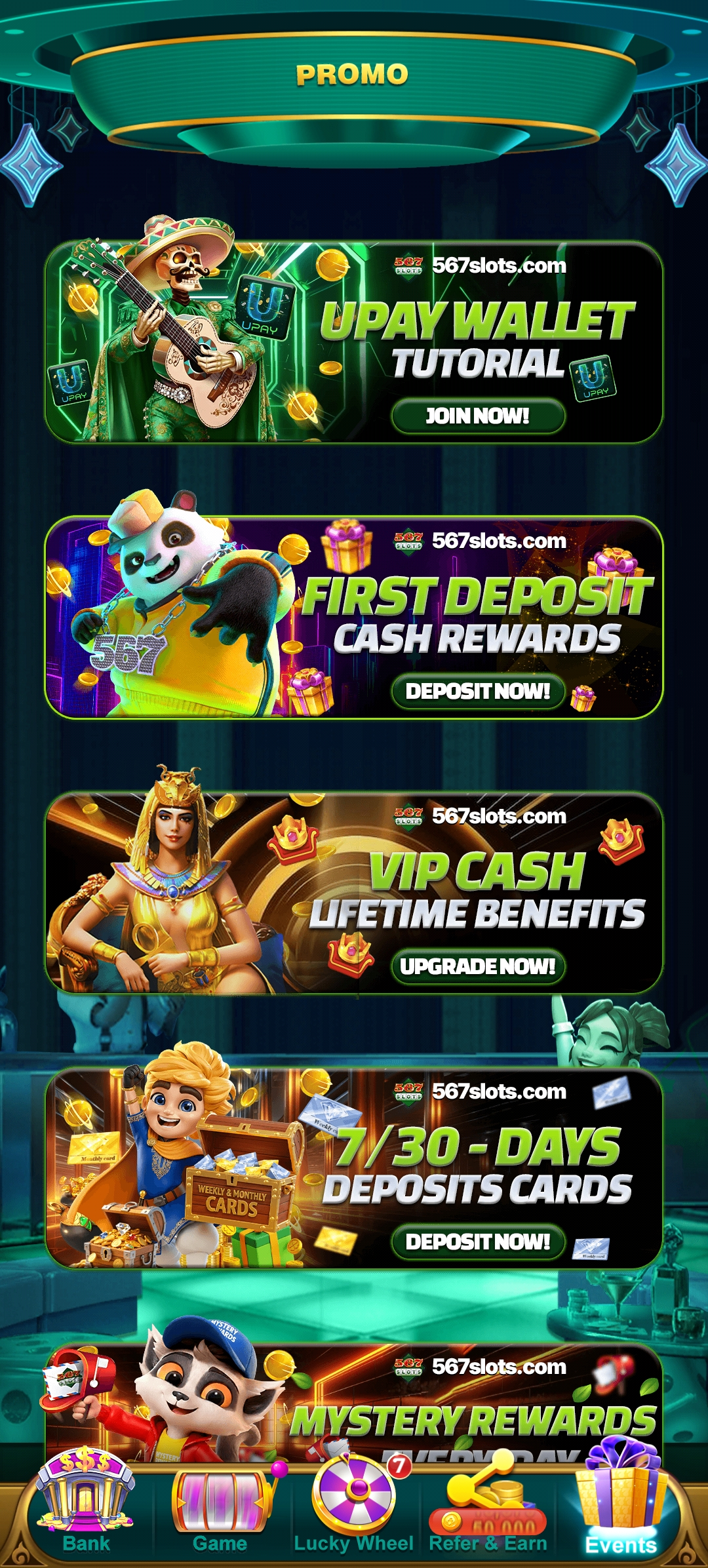 567 Slots download artwork