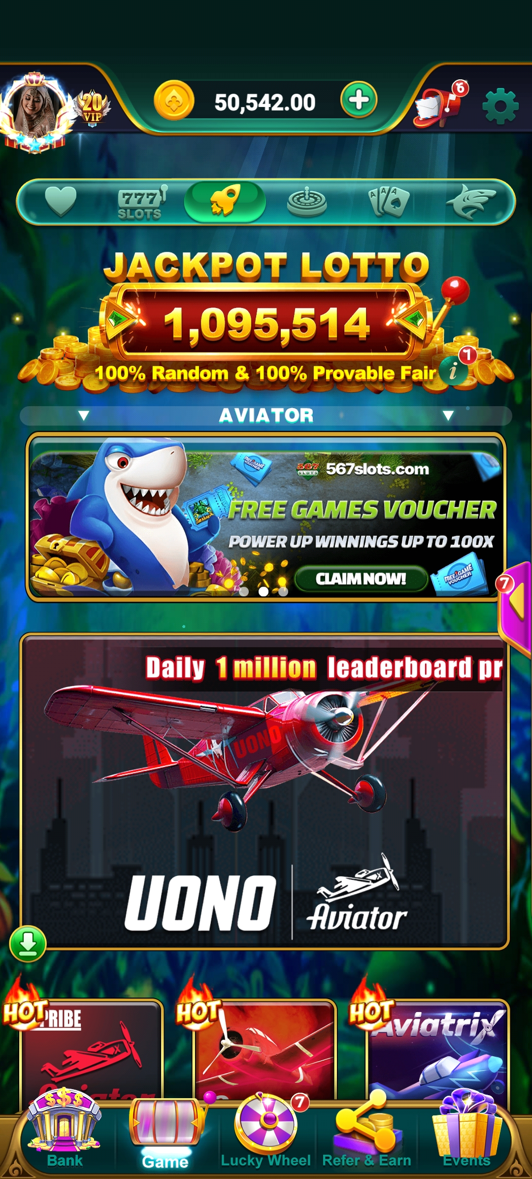 Card Games inside 567 Slots